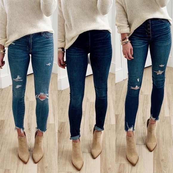 Abercrombie & Fitch high rise skinny jeans size 26 - Picture 1 of 5
